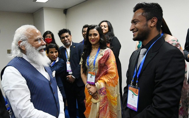 নরেন্দ্র মোদির সঙ্গে সাক্ষাৎ করতে পেরে সত্যি সম্মানিত : সাকিব