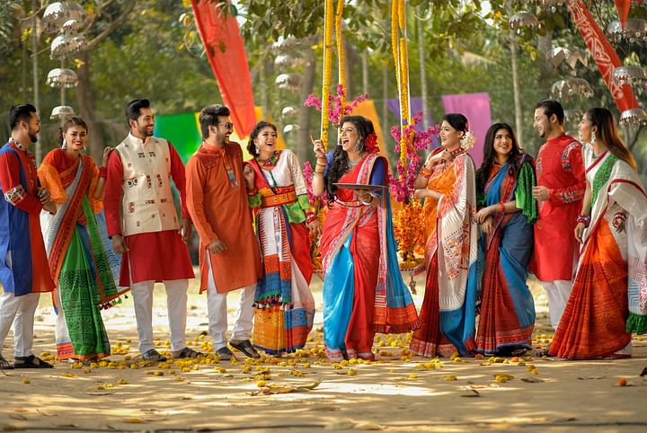 বৈশাখ হবে ঘরে ঘরে, নতুন বছরে নতুন পোশাকে