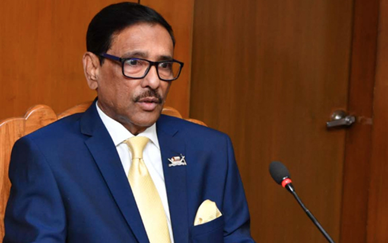 করোনার এই সময়ে রাজনীতি না করে মানুষের পাশে দাঁড়ান : ওবায়দুল কাদের