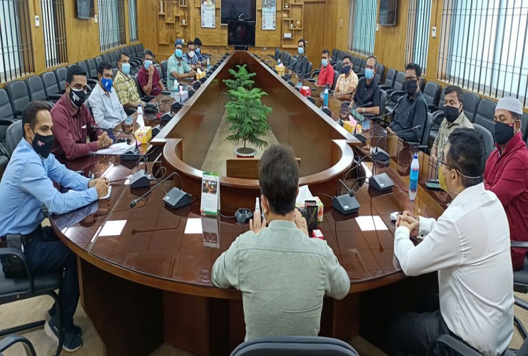 টিআরইউ’ এর সাথে জেলা প্রশাসকের মতবিনিময় সভা