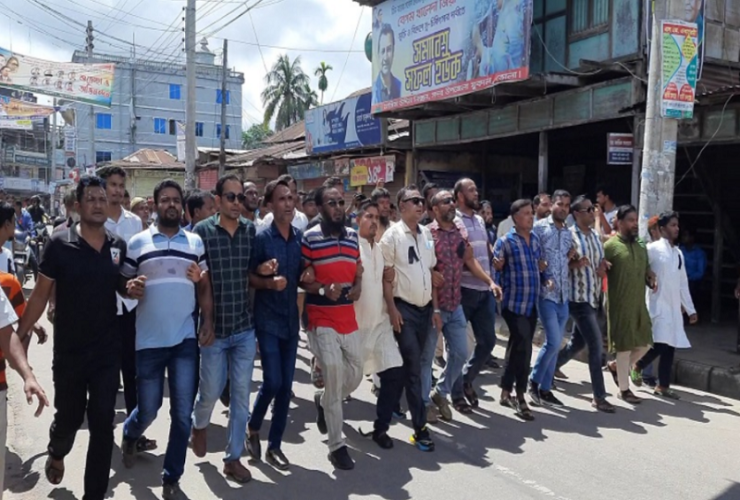 ভোলায় বিএনপির সকাল-সন্ধ্যা হরতাল চলছে