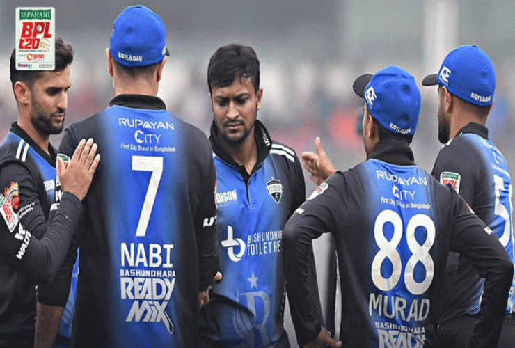 সাকিবের অলরাউন্ড পারফরম্যান্সে রংপুরের বিশাল জয়