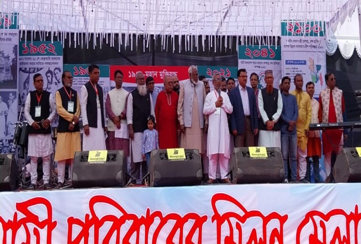 রাজশাহীতে আওয়ামী পরিবারের মিলন মেলা উৎসবে পরিণত