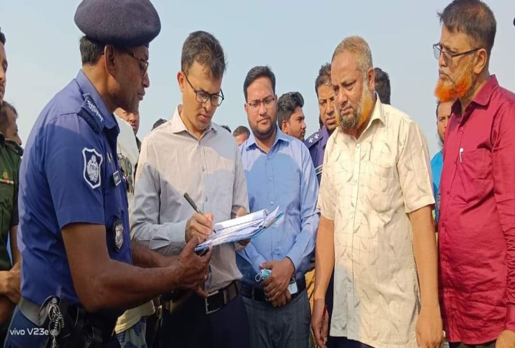 নবীনগরের অবৈধ ভাবে বালু উত্তোলনের সময় পৃথক মোবাইল কোর্ট অভিযানে জেল ও জরিমানা